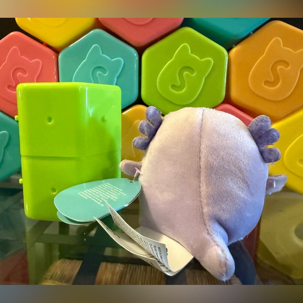 MONICA Squishmallows Axolotl Micromallows 2.5" NWT Plush- S1 - Picture 3 of 3